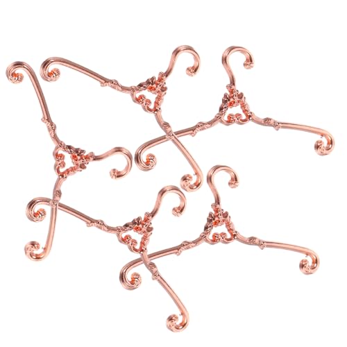 ERINGOGO 5Stücke Kleiderbügel Für Puppen Hochwertige Retro Kleiderbügel Roségold Für Puppenkleidung Puppenhaus Zubehör Puppenoutfit Halter ERINGOGO 5Stücke Kleiderbügel Für Puppen Hochwertige Retro Kleiderbügel Roségold Für Puppenkleidung Puppenhaus Zubehör Puppenoutfit Halter von ERINGOGO