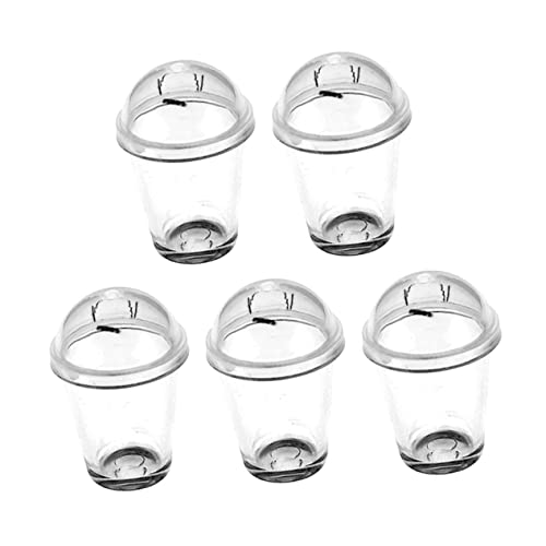ERINGOGO 5stücke Miniatur Tassen Transparente Mini Milchtee Und Kaffeetassen Für Puppenhaus Dekoration Realistische Modelle Für Kreative Projekte Vielseitig Einsetzbar ERINGOGO 5stücke Miniatur Tassen Transparente Mini Milchtee Und Kaffeetassen Für Puppenhaus Dekoration Realistische Modelle Für Kreative Projekte Vielseitig Einsetzbar von ERINGOGO