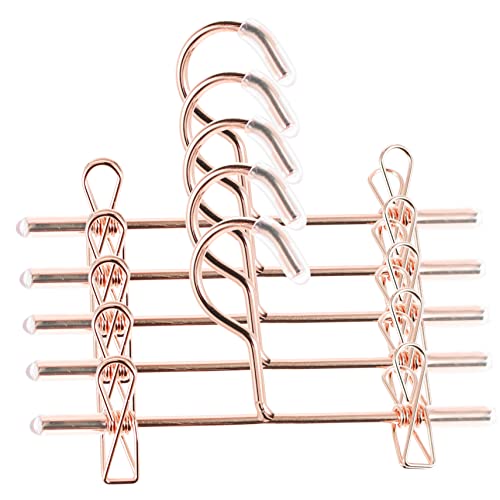 ERINGOGO 5 Stück Kleiner Puppenkleiderbügel für Puppen Lebensechte Miniatur Kleiderbügel Stabil und Platzsparend für Puppenkleidung von ERINGOGO