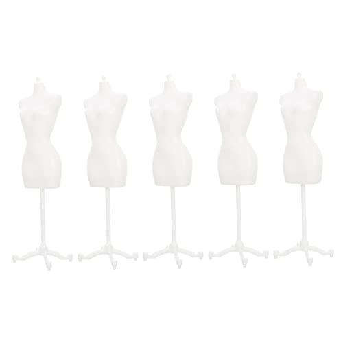 ERINGOGO 5Stücke Puppen Kleid Anzeige Halter Mannequin Modell Stand Für Puppen Puppenkleidungsanzeigegestell Für Puppenhaus Zubehör Und Kreative Spielideen ERINGOGO 5Stücke Puppen Kleid Anzeige Halter Mannequin Modell Stand Für Puppen Puppenkleidungsanzeigegestell Für Puppenhaus Zubehör Und Kreative Spielideen von ERINGOGO