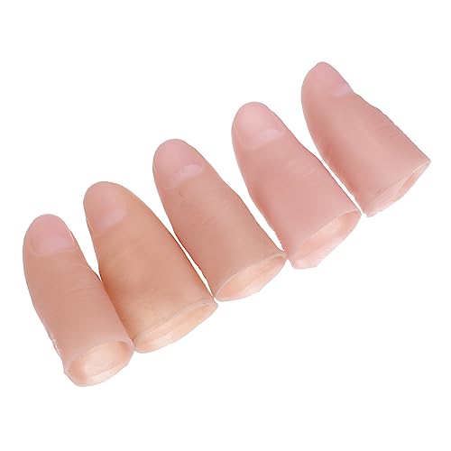 ERINGOGO 5Stücke Teiliges Fingerspielzeug Hautfarbene Daumenabdeckungen Für Kreative Spielideen Leicht Und Langlebig Für Shows Und Spiele Sorgt Für Spaß Und Begeisterung von ERINGOGO