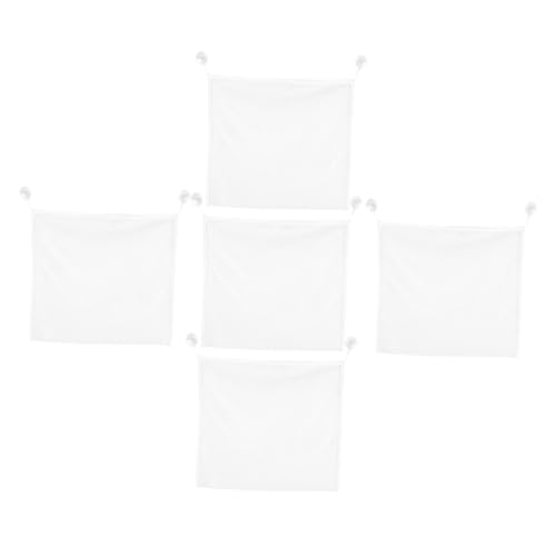ERINGOGO 5st Badespielzeugtasche Für -badespielzeughalter Netztasche Für Badespielzeug -aufbewahrungstaschen Aus Mesh Netzbeutel Zum Aufhängen Badetaschen Weiß Polyester von ERINGOGO