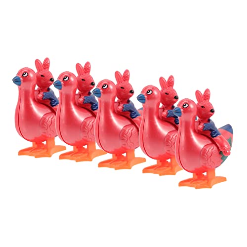 ERINGOGO 5st Hasenstatue Aus Plastik Interessante Aufziehhühner Hase Uhrwerk Spielzeug Hasen-Spielzeug Zum Aufziehen Laufspielzeug Für Kaninchen Hüpfendes Hasenspielzeug Kind Eier Tier von ERINGOGO