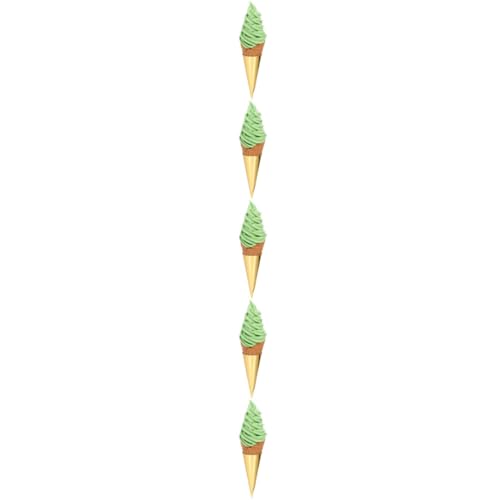 5st Simulations-EIS Eiscreme-Spielzeug-Requisite Eiscremekuchen Künstlich EIS Spielzeug Dessert-Requisiten Modell Einer Eistüte Falsches EIS -Creme Kind Kegel PVC Ornamente von ERINGOGO