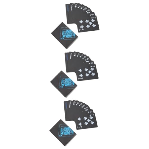 ERINGOGO 6 Kisten Spiele Kartenspiel Masse Geschenke für Erwachsene Campingzubehör Tally Spielkarten Pokerspielzeug Tischspiel für den Haushalt Rechteck Schachbrett Kartenhalter Plastik von ERINGOGO