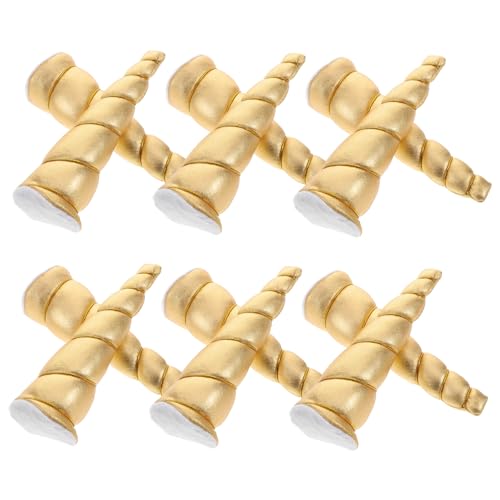 ERINGOGO 6 Paare Handgefertigt Gefälschte Einhornhörner Stirnband Kit Für Erwachsene Und Kinder DIY Einhorn Haarzubehör Kostüme Handwerksgeburtstagsfeier Dekorationen von ERINGOGO