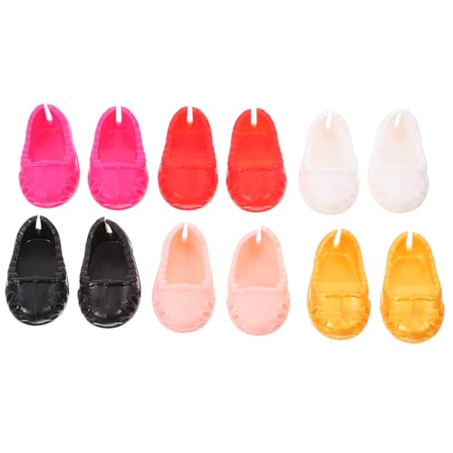 ERINGOGO 6 Paare Schuhe puppenschuhe kinderspielzeug Puppenhaus Zubehör kleine Puppen Children Toys Schuhe für Puppen Miniatur -Hausschuh Simulation Schuhdekore Plastik ERINGOGO 6 Paare Schuhe puppenschuhe kinderspielzeug Puppenhaus Zubehör kleine Puppen Children Toys Schuhe für Puppen Miniatur -Hausschuh Simulation Schuhdekore Plastik von ERINGOGO