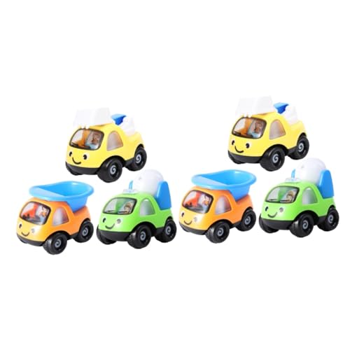 ERINGOGO 6 STK Spielzeugauto kinderfahrzeug kinderauto Mini-Rückziehautos tierisches Spielzeug Spielzeuge Kinderspielzeug Fahrzeug Spielzeug Fahrzeugspielzeug in Tierform tragbar LKW von ERINGOGO