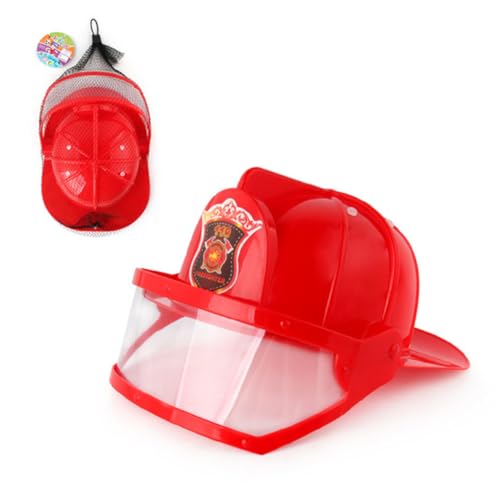 ERINGOGO 6 Stück 1 Set Feuerwehr Kostüm Zubehör Rollenspiel Feuerwehrmann Verkleidung Kostüm Rot ERINGOGO 6 Stück 1 Set Feuerwehr Kostüm Zubehör Rollenspiel Feuerwehrmann Verkleidung Kostüm Rot von ERINGOGO