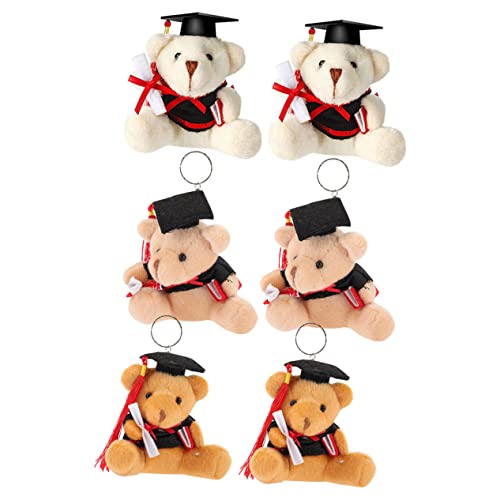 ERINGOGO 6 Stück Abschlussbärenpuppe Gefüllter Bär Plüsch Figur Plüschspielzeug Klein Stimme Dekoration Graduation Plüschbär Abschlussbär Plüschtier Schlüsselbund Ausgestopft Danksagung ERINGOGO 6 Stück Abschlussbärenpuppe Gefüllter Bär Plüsch Figur Plüschspielzeug Klein Stimme Dekoration Graduation Plüschbär Abschlussbär Plüschtier Schlüsselbund Ausgestopft Danksagung von ERINGOGO