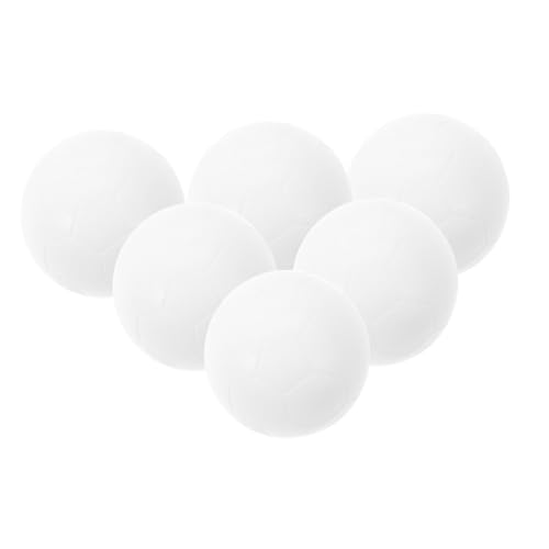 ERINGOGO 6 Stück Brettspiel Fußball Mini Bälle Tischfußball Für Fußballball Für Erwachsene Tischfußballball Fußball Für Erwachsene Ersatzteile Für Tischfußball Pp Weiß ERINGOGO 6 Stück Brettspiel Fußball Mini Bälle Tischfußball Für Fußballball Für Erwachsene Tischfußballball Fußball Für Erwachsene Ersatzteile Für Tischfußball Pp Weiß von ERINGOGO