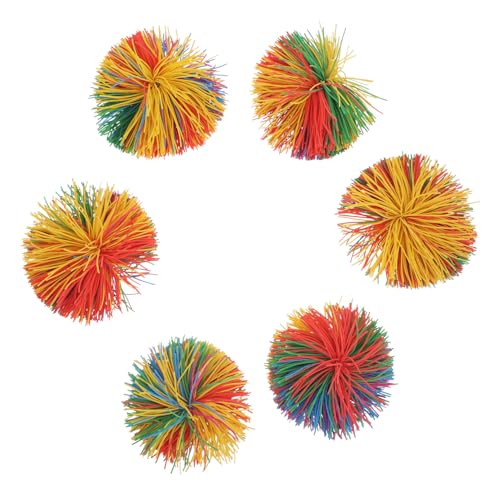 ERINGOGO 6 Stück Bunte Silikon Wuschelbälle Sensorisch Stressabbauend Pom Puschelball für und Jonglieren Zufällige Farbe Zufällige Farbe ERINGOGO 6 Stück Bunte Silikon Wuschelbälle Sensorisch Stressabbauend Pom Puschelball für und Jonglieren Zufällige Farbe Zufällige Farbe von ERINGOGO