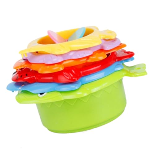ERINGOGO 6 Stück Bunte Tasse interaktives zabawki stymulujące rozwój - Stapelbecher für Babys von 6-12 Monaten stapeln Tassen Plastik ERINGOGO 6 Stück Bunte Tasse interaktives zabawki stymulujące rozwój - Stapelbecher für Babys von 6-12 Monaten stapeln Tassen Plastik von ERINGOGO