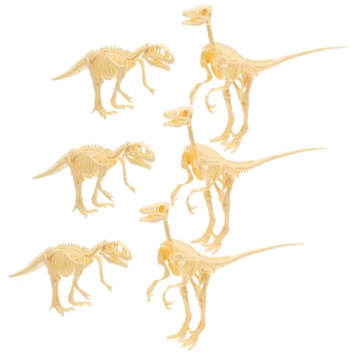 ERINGOGO 6 Stück Dinosaurier-Fossil-Modell kinderspielzeug lernspielzeug Dinosaurier Skelett Modell Dinosauriermodell Roboter Dinosaurier-Modellbausatz Dinosaurierknochen Abs Beige ERINGOGO 6 Stück Dinosaurier-Fossil-Modell kinderspielzeug lernspielzeug Dinosaurier Skelett Modell Dinosauriermodell Roboter Dinosaurier-Modellbausatz Dinosaurierknochen Abs Beige von ERINGOGO