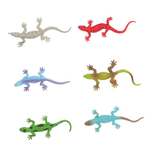 ERINGOGO 6 Stück Eidechsen Actionfiguren Drachen gefälschte Eidechsen Reptilien Eidechsendekoration für Simulation Eidechsendekoration Tierfigur Plastik ERINGOGO 6 Stück Eidechsen Actionfiguren Drachen gefälschte Eidechsen Reptilien Eidechsendekoration für Simulation Eidechsendekoration Tierfigur Plastik von ERINGOGO