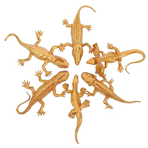 ERINGOGO 6 Stück Eidechsen Reptilien Modell Spielzeugtiere Stofftiere Entzückende Tiere Bastel Tierfiguren Kleine Nutztierfiguren Kleintierfiguren Mini Tiermodelle Winzige Tiere ERINGOGO 6 Stück Eidechsen Reptilien Modell Spielzeugtiere Stofftiere Entzückende Tiere Bastel Tierfiguren Kleine Nutztierfiguren Kleintierfiguren Mini Tiermodelle Winzige Tiere von ERINGOGO