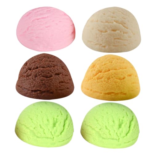 ERINGOGO 6 Stück Eiscreme Modellschaufel Rund Für Eiscreme Foto Requisite Künstliches EIS Künstliche Eiskugeln Eiscreme Display Gefälschte Eiskugeln Eiscreme Verzierungen ERINGOGO 6 Stück Eiscreme Modellschaufel Rund Für Eiscreme Foto Requisite Künstliches EIS Künstliche Eiskugeln Eiscreme Display Gefälschte Eiskugeln Eiscreme Verzierungen von ERINGOGO