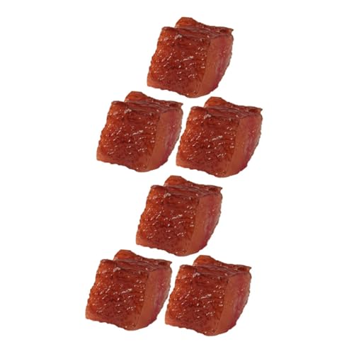 ERINGOGO 6 Stück Fake-Food-Modelle, Fleisch-Modell, Fake-Food-Modell, Fake-Fleisch-Requisite, Küchendekoration ERINGOGO 6 Stück Fake-Food-Modelle, Fleisch-Modell, Fake-Food-Modell, Fake-Fleisch-Requisite, Küchendekoration von ERINGOGO