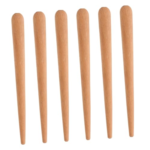 ERINGOGO 6 Stück Fischfroschschaber Stöcke tragbar Klangfrosch Professional Musical musikalische Spielsachen Holzstock Instrumentenzubehör Guirostäbe aus Holz für von ERINGOGO