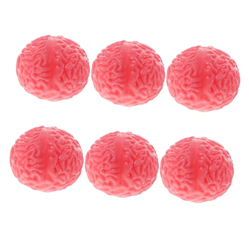 ERINGOGO 6 Stück Gehirn-Stress-Ball Halloween Simulierte Gehirne Gehirn Fälschung des Menschlichen Gehirns Gefälschte Halloween-gehirne Desktop-gehirne ERINGOGO 6 Stück Gehirn-Stress-Ball Halloween Simulierte Gehirne Gehirn Fälschung des Menschlichen Gehirns Gefälschte Halloween-gehirne Desktop-gehirne von ERINGOGO