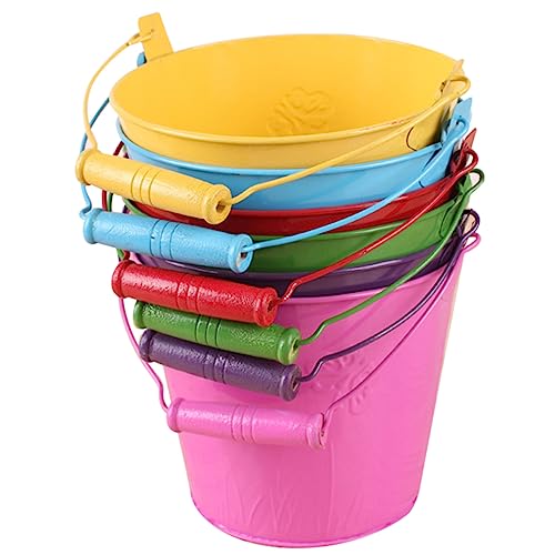 ERINGOGO 6 Stück Kindergarten Eimer Outdoor draußen Toys für Kid Toys Angeleimer Wassereimer- Holzgriff ERINGOGO 6 Stück Kindergarten Eimer Outdoor draußen Toys für Kid Toys Angeleimer Wassereimer- Holzgriff von ERINGOGO