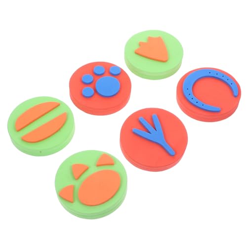 ERINGOGO 6 Stück Kleine Tiersiegel Personalisierte Stempel Niedlich Kleinkinder Party Scrapbook Tiere Das Tier Graffiti Handabdruck Zeichenwerkzeuge Malerei Siegel Eva Zufällige Farbe ERINGOGO 6 Stück Kleine Tiersiegel Personalisierte Stempel Niedlich Kleinkinder Party Scrapbook Tiere Das Tier Graffiti Handabdruck Zeichenwerkzeuge Malerei Siegel Eva Zufällige Farbe von ERINGOGO