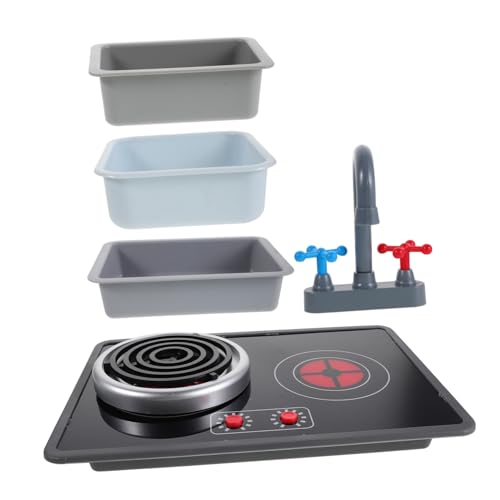 ERINGOGO 6 Stück Küchenspielzeug für küche spielset Kücheninduktionskochspielzeug Spielzeugküche Tischplatte 'Mini Kitchen Stellen Sie Sich vor, Küchenzubehör zu haben Plastik ERINGOGO 6 Stück Küchenspielzeug für küche spielset Kücheninduktionskochspielzeug Spielzeugküche Tischplatte 'Mini Kitchen Stellen Sie Sich vor, Küchenzubehör zu haben Plastik von ERINGOGO