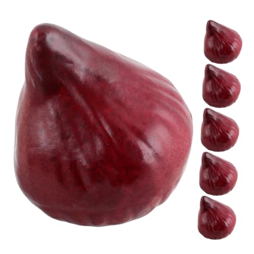 ERINGOGO 6er-Set Fake - Realistisches Simuliertes Obst - Kunstobst-Verzierungen Für Dekoration Ausstellung Fotografie von ERINGOGO