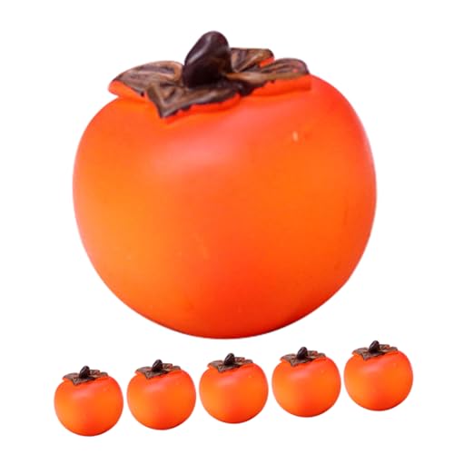 ERINGOGO 6 Stück Künstliche Mini Persimmon Früchte Teiliges für Fotografie und Deko Lebensnahe Modelle für Puppenhaus und Inneneinrichtung Hochwertige Resin Deko für Feste und Partys ERINGOGO 6 Stück Künstliche Mini Persimmon Früchte Teiliges für Fotografie und Deko Lebensnahe Modelle für Puppenhaus und Inneneinrichtung Hochwertige Resin Deko für Feste und Partys von ERINGOGO