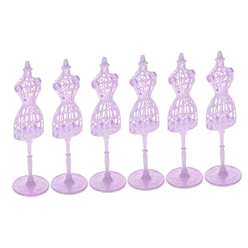ERINGOGO 6 Stück Mini Puppen Kleiderständer Verstellbare Puppen Mannequins aus Hochwertigem für Puppenkleidung für Miniaturhäuser und Kreative Spiele ERINGOGO 6 Stück Mini Puppen Kleiderständer Verstellbare Puppen Mannequins aus Hochwertigem für Puppenkleidung für Miniaturhäuser und Kreative Spiele von ERINGOGO