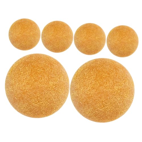 ERINGOGO 6 Stück Mini Tischfußball Bälle Gelbe Ersatzbälle für Tischfußballspiele Hochwertige Mini Kickerbälle für Tischspiele und Fußball Dekorationen ERINGOGO 6 Stück Mini Tischfußball Bälle Gelbe Ersatzbälle für Tischfußballspiele Hochwertige Mini Kickerbälle für Tischspiele und Fußball Dekorationen von ERINGOGO
