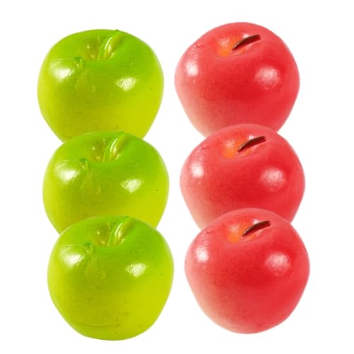 ERINGOGO 6 Stück Mini -apfelspielzeug Puppe Miniaturen Äpfel Gefälscht Spielzeugäpfel Realistische Falsche Früchte Gefälschtes Apple-Modell Lebensechter Apfel Obstdekor Miniaturfrucht PVC ERINGOGO 6 Stück Mini -apfelspielzeug Puppe Miniaturen Äpfel Gefälscht Spielzeugäpfel Realistische Falsche Früchte Gefälschtes Apple-Modell Lebensechter Apfel Obstdekor Miniaturfrucht PVC von ERINGOGO