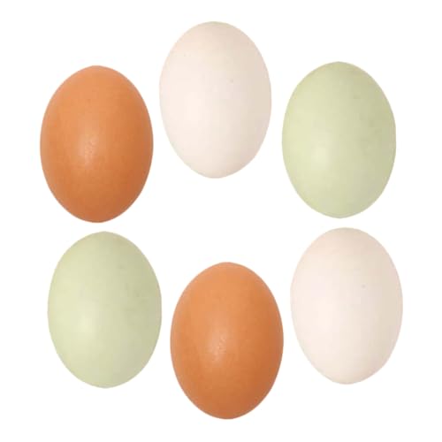 ERINGOGO Eier Aus Naturholz – 6 Stück Unlackierte Osterdeko-Eier Zum Ausmalen Und Bemalen Sicher Für Kinder ERINGOGO Eier Aus Naturholz – 6 Stück Unlackierte Osterdeko-Eier Zum Ausmalen Und Bemalen Sicher Für Kinder von ERINGOGO