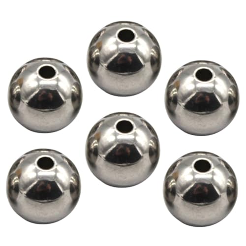 ERINGOGO 6 Stück Newton Ball Swing Accessoires Schmuck Perlen Sortimente klein Herstellung für Newton-Cradle-Balance-Ball Wiegen-Balance-Bälle Newton Wiege Rostfreier Stahl Silber ERINGOGO 6 Stück Newton Ball Swing Accessoires Schmuck Perlen Sortimente klein Herstellung für Newton-Cradle-Balance-Ball Wiegen-Balance-Bälle Newton Wiege Rostfreier Stahl Silber von ERINGOGO