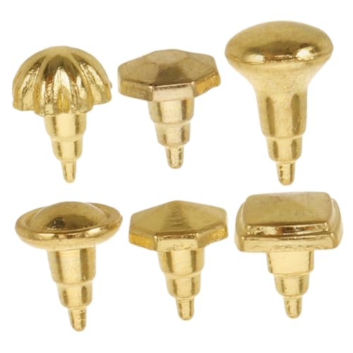 ERINGOGO 6 Stück Miniatur-metallgriffe Runde Zuggriffe Für Puppenhäuser Miniaturmöbel Schranktürgriffe Metall-zugknöpfe Für Spielzeug ERINGOGO 6 Stück Miniatur-metallgriffe Runde Zuggriffe Für Puppenhäuser Miniaturmöbel Schranktürgriffe Metall-zugknöpfe Für Spielzeug von ERINGOGO