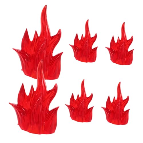 ERINGOGO 6 Stück Puzzle Bausteine Miniaturfeuermodelle Halloween -Feuerzubehör Halloween -Flammenblöcke Mini-Bausteine Halloween Flame Decor Halloween Fire Play Plastik rot ERINGOGO 6 Stück Puzzle Bausteine Miniaturfeuermodelle Halloween -Feuerzubehör Halloween -Flammenblöcke Mini-Bausteine Halloween Flame Decor Halloween Fire Play Plastik rot von ERINGOGO