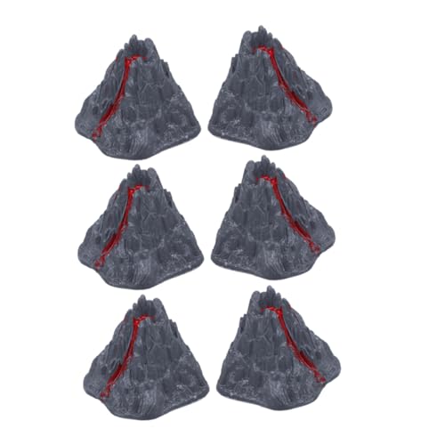 ERINGOGO 6 Stück Realistische Vulkanmodelle aus Kunststoff Detailgetreue Lava spielzeuge für Mikro landschaften Aquariumdekorationen und Bauernhaus dekore Vielseitig Einsetzbar für ERINGOGO 6 Stück Realistische Vulkanmodelle aus Kunststoff Detailgetreue Lava spielzeuge für Mikro landschaften Aquariumdekorationen und Bauernhaus dekore Vielseitig Einsetzbar für von ERINGOGO