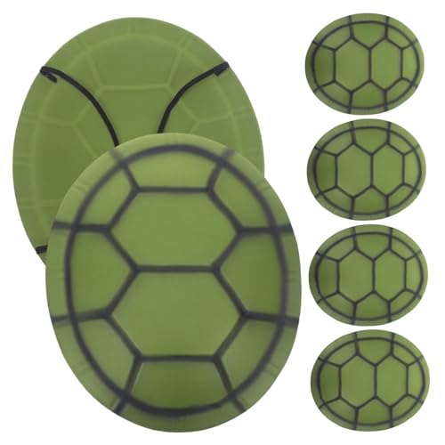 ERINGOGO 6 Stücke Neuheit Schildkröte Shell Kostüme Schildkröte Muscheln Requisiten Für Party Halloween Zufällige Farbe von ERINGOGO