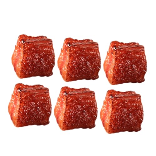 ERINGOGO 6 Stück Rindfleisch Mini Realistisches Steakmodell Essensrequisiten Künstliche Fleischmodelle Realistische Lebensmittelrequisiten Lebensechtes Kunstfleischmodell Roastbeef PVC ERINGOGO 6 Stück Rindfleisch Mini Realistisches Steakmodell Essensrequisiten Künstliche Fleischmodelle Realistische Lebensmittelrequisiten Lebensechtes Kunstfleischmodell Roastbeef PVC von ERINGOGO