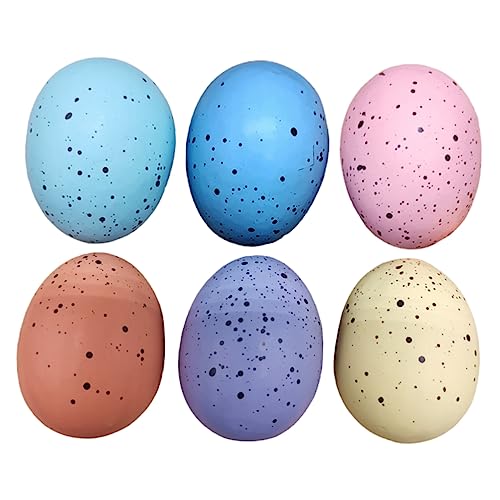 ERINGOGO 6 Stück Simulations-Ei-Modell ostereierfarbe easter eggs easter decoration egg maging Szene Party dekoriert Ornament Fälschung bemalten Ei bemalte Eierverzierungen Schaum ERINGOGO 6 Stück Simulations-Ei-Modell ostereierfarbe easter eggs easter decoration egg maging Szene Party dekoriert Ornament Fälschung bemalten Ei bemalte Eierverzierungen Schaum von ERINGOGO