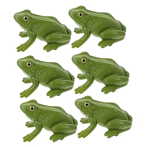 ERINGOGO 6 Stück Simulierte Tiermodelle Tierspielzeug Frösche Für Frosch Spielzeugmodelle Kinderspielzeug Froschstatue Miniatur Froschfiguren Statue Kleine Tierfiguren Winzige ERINGOGO 6 Stück Simulierte Tiermodelle Tierspielzeug Frösche Für Frosch Spielzeugmodelle Kinderspielzeug Froschstatue Miniatur Froschfiguren Statue Kleine Tierfiguren Winzige von ERINGOGO