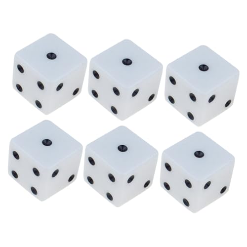 ERINGOGO 6 Stück Spiel Requisitenwürfel Kinderspielzeug Zarte Würfel Requisiten Tischspielwürfel Spiel Punktwürfel Kleine Würfel Kinderwürfel Spielzeugwürfel Für Partyspiele ERINGOGO 6 Stück Spiel Requisitenwürfel Kinderspielzeug Zarte Würfel Requisiten Tischspielwürfel Spiel Punktwürfel Kleine Würfel Kinderwürfel Spielzeugwürfel Für Partyspiele von ERINGOGO