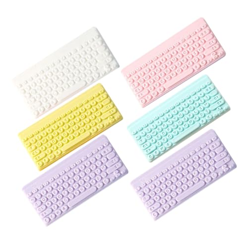 ERINGOGO 6 Stück Tastatur Dekorationen DIY Zubehörteile für Schmuck Puppenhaus Kreative Handarbeiten Realistische Mini Tastatur Charms für Gestaltung ERINGOGO 6 Stück Tastatur Dekorationen DIY Zubehörteile für Schmuck Puppenhaus Kreative Handarbeiten Realistische Mini Tastatur Charms für Gestaltung von ERINGOGO