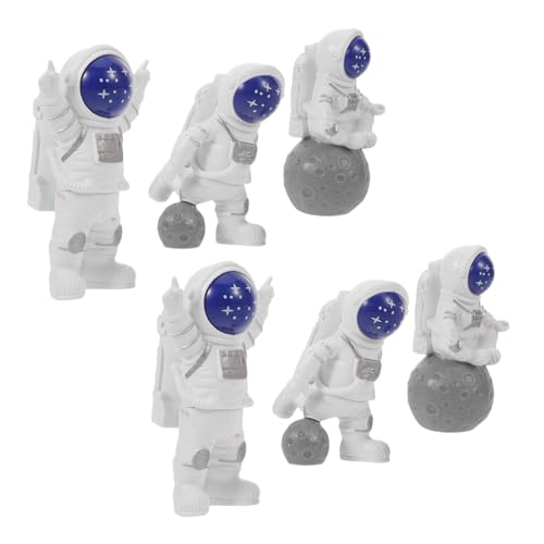 ERINGOGO 6 Stück Teiliges Astronaut Figuren aus Resin Detailreiche Weltraum Kuchen Deko Bunte Outer Space Cake Toppers für Jungen Geburtstag Planet Thema Party Zubehör ERINGOGO 6 Stück Teiliges Astronaut Figuren aus Resin Detailreiche Weltraum Kuchen Deko Bunte Outer Space Cake Toppers für Jungen Geburtstag Planet Thema Party Zubehör von ERINGOGO