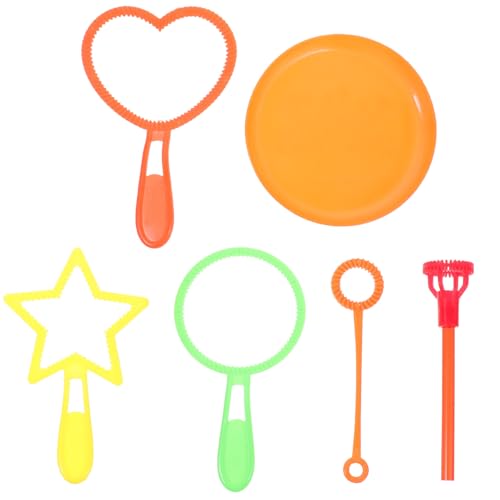 ERINGOGO 6 Stück Teiliges Bubble Wand Set für Bunte Seifenblasenstäbe aus Hochwertigem Sicher und Geruchlos Geeignet für Drinnen und Draußen Kreative für Kleine und Große Zufällige Farbe ERINGOGO 6 Stück Teiliges Bubble Wand Set für Bunte Seifenblasenstäbe aus Hochwertigem Sicher und Geruchlos Geeignet für Drinnen und Draußen Kreative für Kleine und Große Zufällige Farbe von ERINGOGO