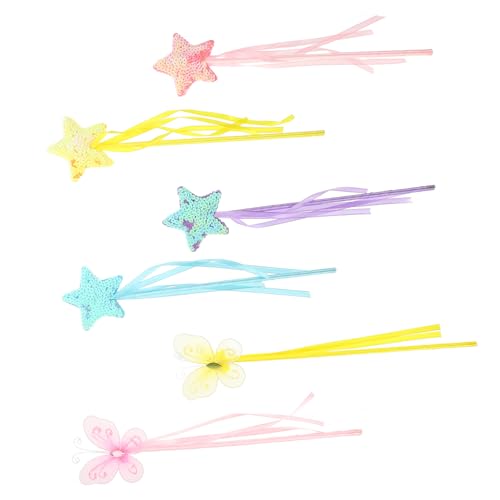 ERINGOGO 6 Stück Teiliges Feenstab Leuchtend mit Strassverzierung für Party Favors Cosplay Bühnenauftritte Verkleidung Zubehör ERINGOGO 6 Stück Teiliges Feenstab Leuchtend mit Strassverzierung für Party Favors Cosplay Bühnenauftritte Verkleidung Zubehör von ERINGOGO