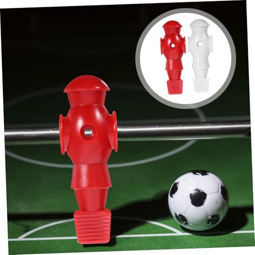 ERINGOGO 6 Stück Teiliges Foosball Spieler Ersatzset Rot und Weiß Glatte Oberfläche Langlebige Tischfußball Figuren Einfache Installation für Fußballspiel Tischteile und Zubehör ERINGOGO 6 Stück Teiliges Foosball Spieler Ersatzset Rot und Weiß Glatte Oberfläche Langlebige Tischfußball Figuren Einfache Installation für Fußballspiel Tischteile und Zubehör von ERINGOGO