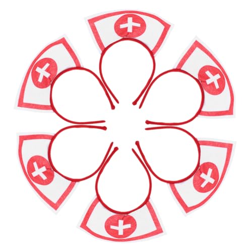 ERINGOGO 6 Stück Teiliges Halloween Schwesternhauben Wiederverwendbare Cosplay Haarreifen für Damen Langlebiger Kopfschmuck für Kostüm Party Events Fotospaß und Alltag ERINGOGO 6 Stück Teiliges Halloween Schwesternhauben Wiederverwendbare Cosplay Haarreifen für Damen Langlebiger Kopfschmuck für Kostüm Party Events Fotospaß und Alltag von ERINGOGO