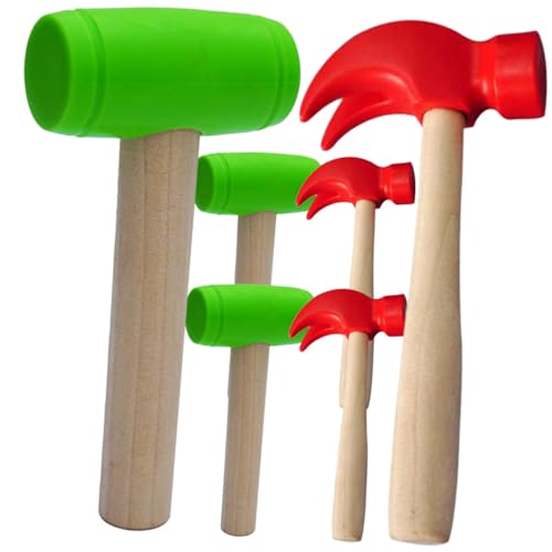 ERINGOGO 6 Stück Teiliges Hammer Kleines Leichtes Pounding Hammer Toy für Kleinkinder Fördert Hand Auge Koordination und Geschicklichkeit für Eltern Junge Mädchen Interaktion Grün und Rot ERINGOGO 6 Stück Teiliges Hammer Kleines Leichtes Pounding Hammer Toy für Kleinkinder Fördert Hand Auge Koordination und Geschicklichkeit für Eltern Junge Mädchen Interaktion Grün und Rot von ERINGOGO