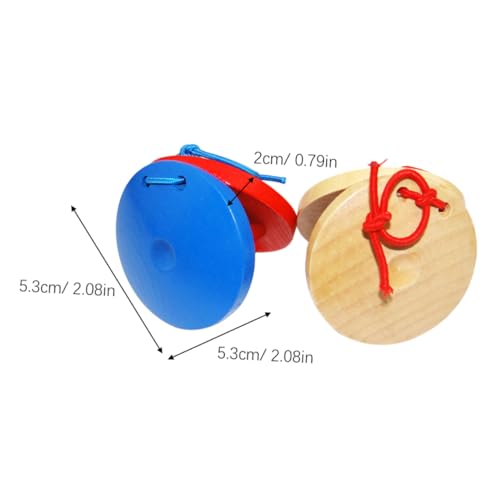 ERINGOGO 6 Stück Teiliges Holz Kastagnetten für Pädagogisches Musikspielzeug mit Bunten Farben Sicher und Griffig Fördert Rhythmusgefühl und Musikalische Früherziehung für Jungen und ERINGOGO 6 Stück Teiliges Holz Kastagnetten für Pädagogisches Musikspielzeug mit Bunten Farben Sicher und Griffig Fördert Rhythmusgefühl und Musikalische Früherziehung für Jungen und von ERINGOGO